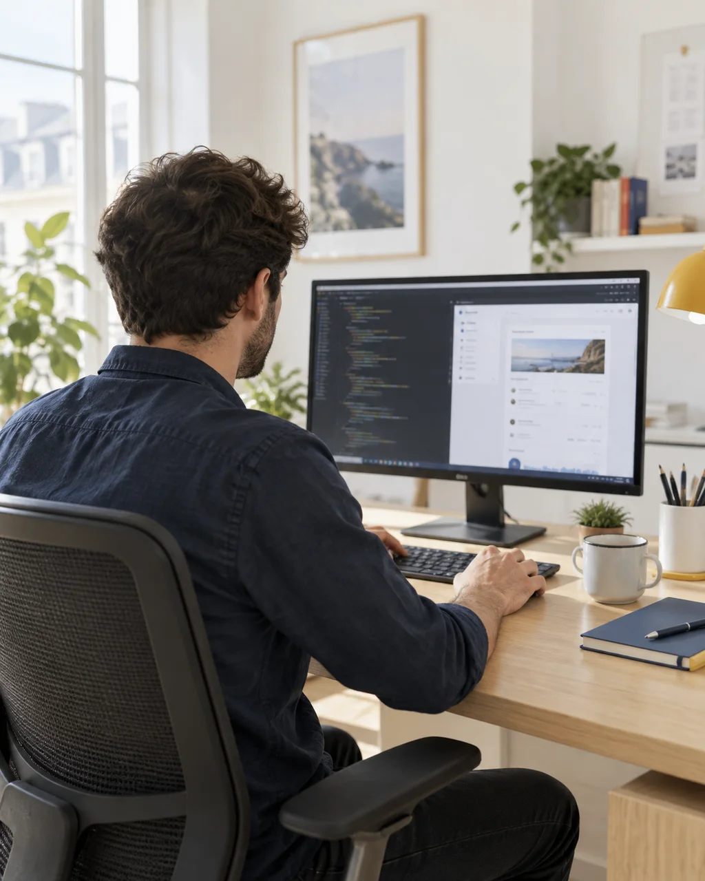 Illustration : développement d’une application métier avec assistance IA